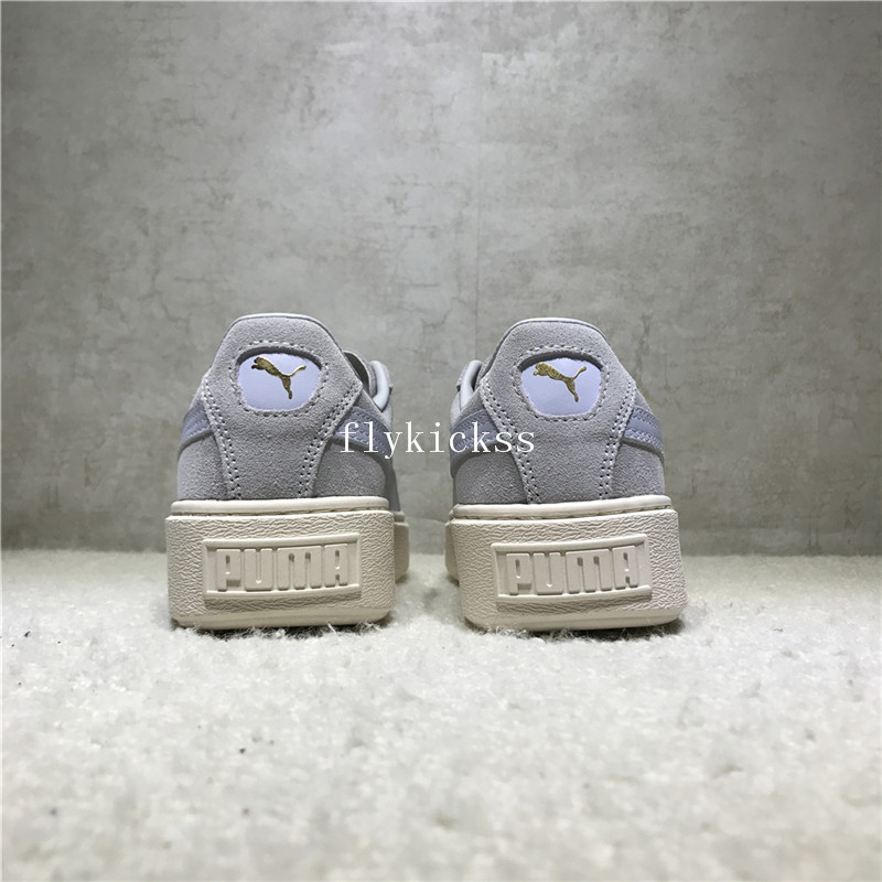 Puma Fenty Rihanna Suede Platform Blue White